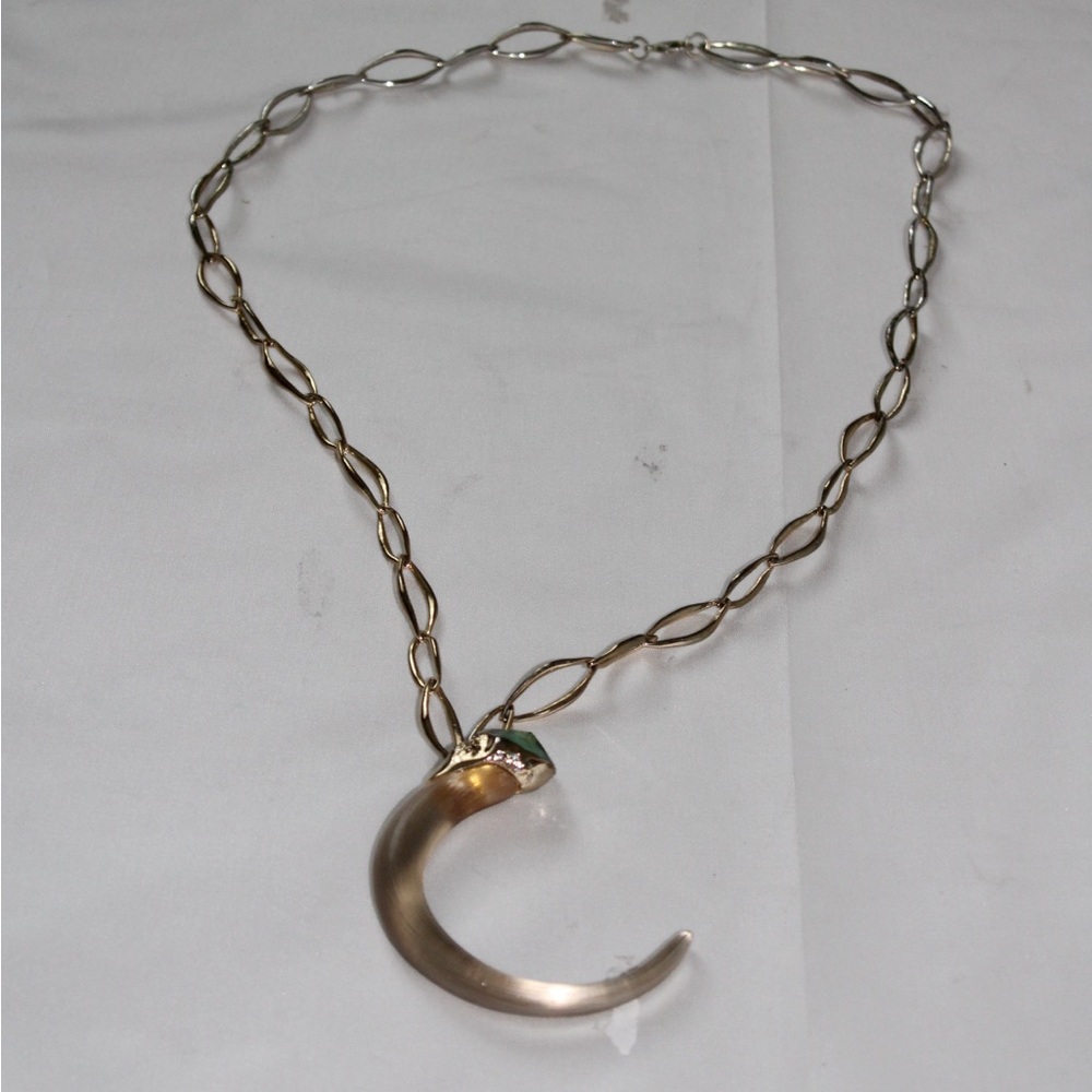 Alexis Bittar Embellished Tusk Necklace